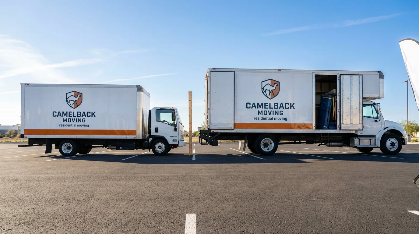 Moving truck size capacity guide in West Babylon